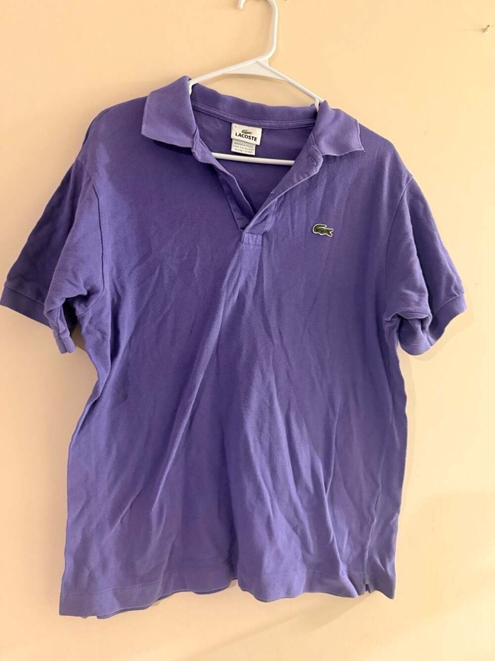 Lacoste Classic Fit Pique Polo Shirt Size 5